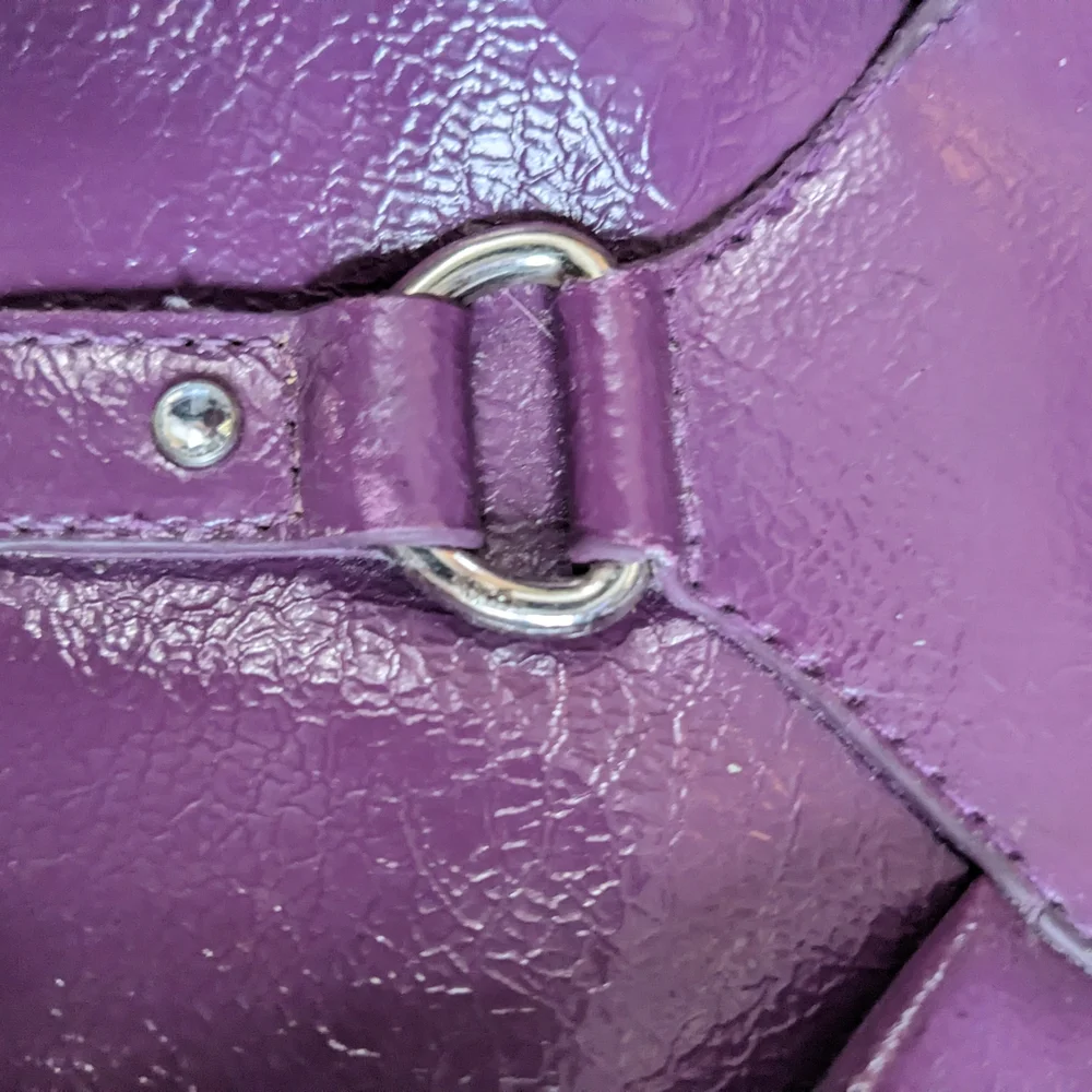 Baby Phat Shimmering Purple Shoulder Bag - Picture 4 of 13